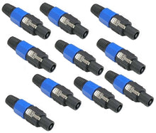 Load image into Gallery viewer, Mr Dj 10 Pcs Conductor Speaker Cable Male Connector End for SPEAKON Audio Loudspeaker