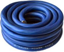 Load image into Gallery viewer, MR DJ 1/0 Gauge Blue 50ft Power/Ground/Speaker Wire True Spec and Soft Touch Cable