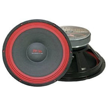 Load image into Gallery viewer, MR DJ PA108 8&quot; 300-Watt Universal PA/DJ Raw Woofer Subwoofer, Black/Red