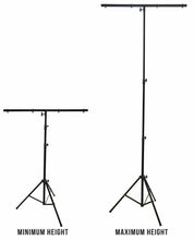 Load image into Gallery viewer, MR DJ LS-100 Pro DJ Lighting Tripod &amp; T-Bar Portable Light Stand