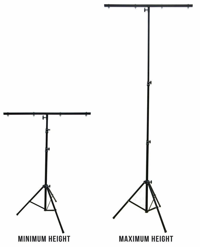 MR DJ LS-100 9 FT Pro DJ Lighting Tripod & T-Bar Portable Light Stand