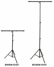 Load image into Gallery viewer, MR DJ LS-100 9 FT Pro DJ Lighting Tripod &amp; T-Bar Portable Light Stand