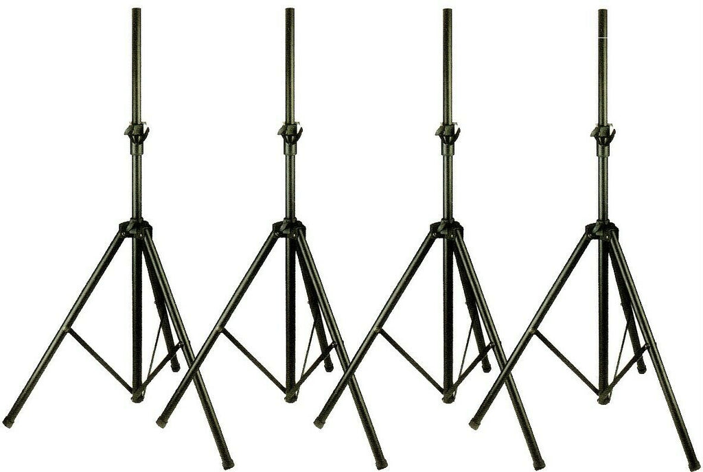 4 SS300B Universal Heavy Duty Professional DJ PA Speaker Stands