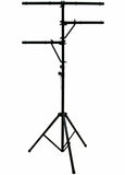 MR DJ LS-300 Heavy-Duty DJ Light Stand w/ Two Fixture Arms & T-Bar