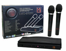 Load image into Gallery viewer, RR-MIC3250 Mr DJ Dual Handheld Wireless Mic System