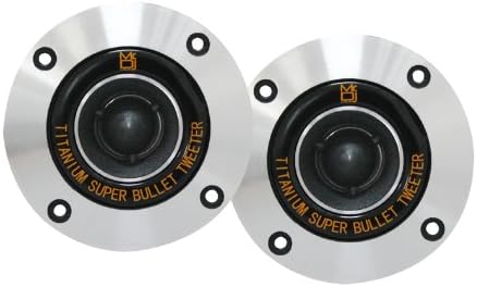 MR DJ HDT800S Pair 4" 400W Chrome High Compression Titanium Bullet Super Tweeter