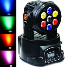 Load image into Gallery viewer, 2 MR DJ LMH250 100W RGBW 7-LED Moving Head DJ Light