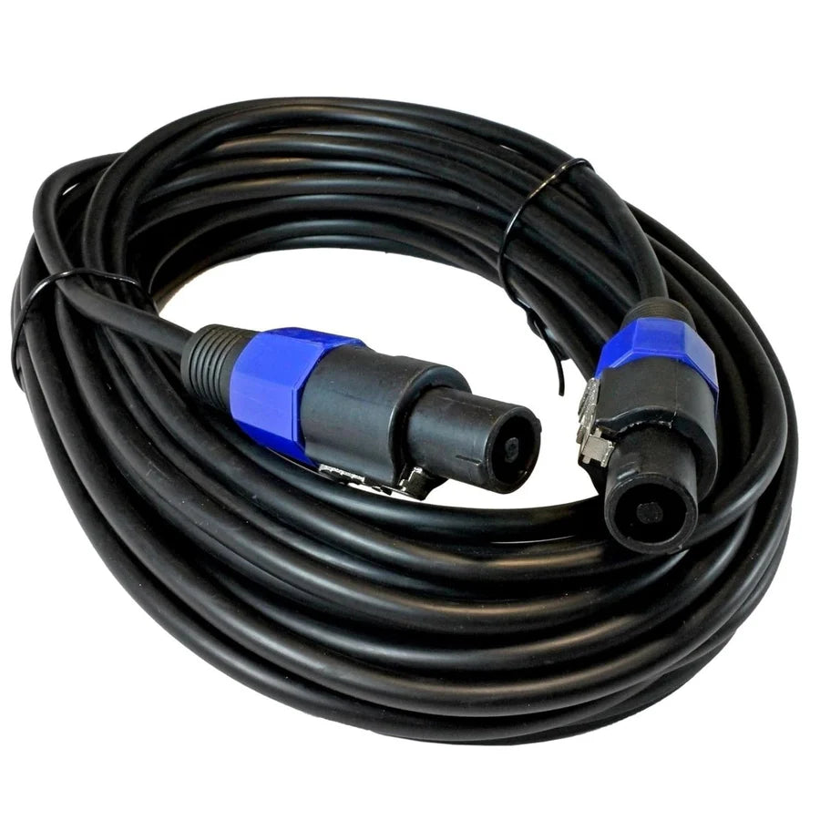 MR DJ CSMSM100 100 Feet PRO PA DJ Speakon Male to Speakon Male Speaker Cable