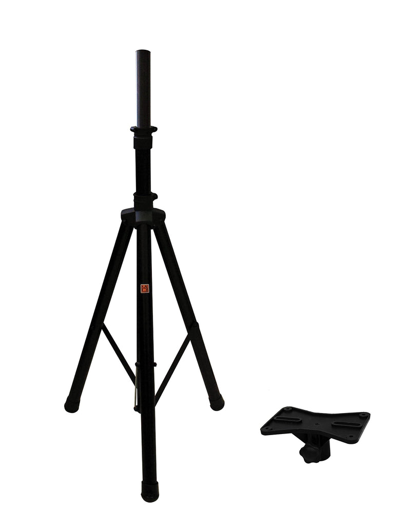 MR DJ SS450 Universal Folding Tripod PRO PA DJ On Stage Speaker Stand with Mounting Plate