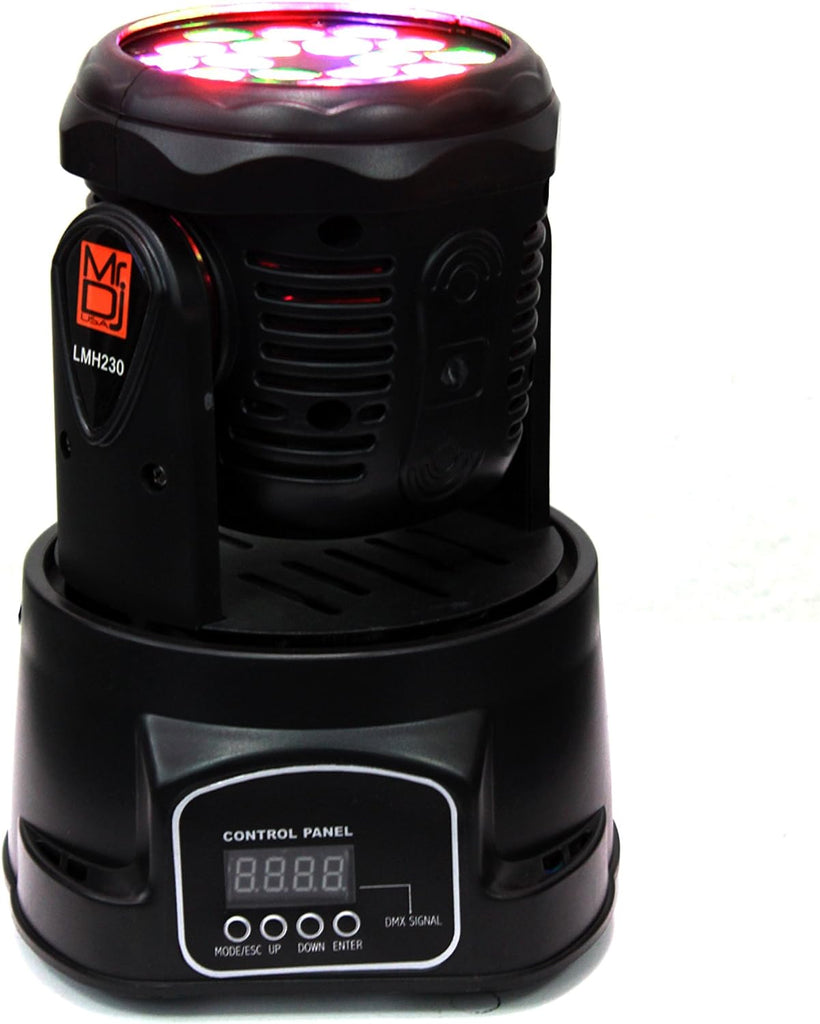 MR DJ LMH230 100W RGBW 18-LED Moving Head DJ Light