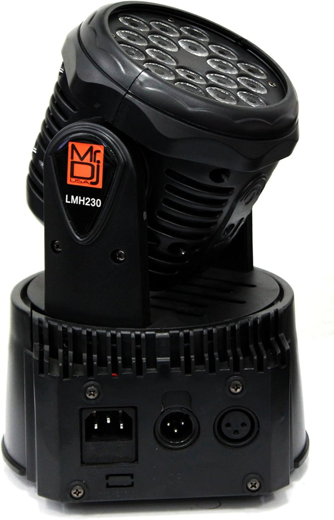 4 MR DJ LMH230 100W RGBW 18-LED Moving Head DJ Light