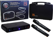 Load image into Gallery viewer, MR DJ MIC6000 Wireless Dual Handheld design Microphone System with Carrying Case