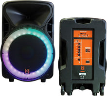 Load image into Gallery viewer, Mr. Dj OMAHA 15&quot; 2500W Powered DJ Karaoke Active Speakers Party PA Stands Mic