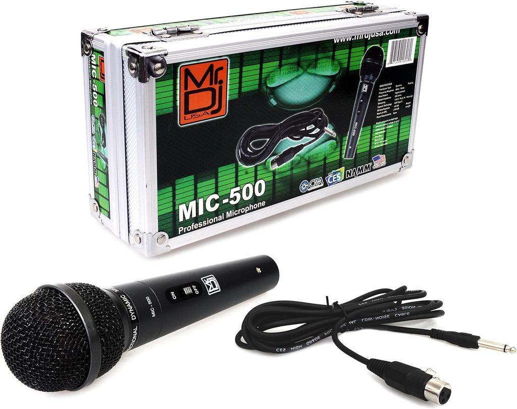 Mr. Dj MIC500 Professional Handheld Uni-Directional Dynamic Microphone