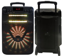 Load image into Gallery viewer, MR DJ ART 12&quot; Portable Rechargeable Bluetooth PA Karaoke Loud Party Speaker with App Control