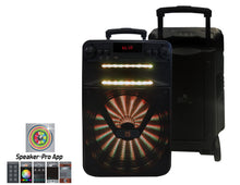 Load image into Gallery viewer, MR DJ ART 12&quot; Portable Rechargeable Bluetooth PA Karaoke Loud Party Speaker with App Control