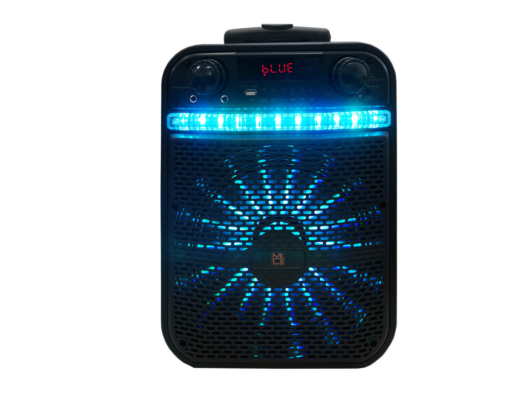 MR DJ AXL 10" Portable Bluetooth Rechargeable Speaker with App Control