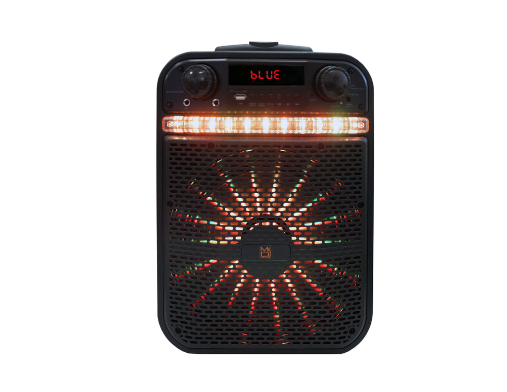 MR DJ AXL 10" Portable Bluetooth Rechargeable Speaker with App Control