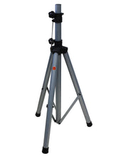 Load image into Gallery viewer, MR DJ SS350S Universal Silver Folding Tripod PRO PA DJ On Stage Speaker Stand