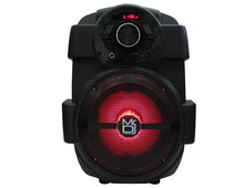 Load image into Gallery viewer, MR DJ 6.5&quot; Bluetooth Portable Rechargeable PA DJ Party Speaker USB/FM/LED MP3 Player