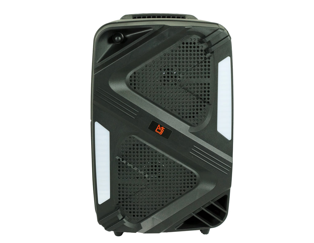 MR DJ BRAVO Dual 6.5" Portable PA DJ Active Powered Bluetooth TWS Speaker 1000 Watts LCD/MP3/USB/micro SD