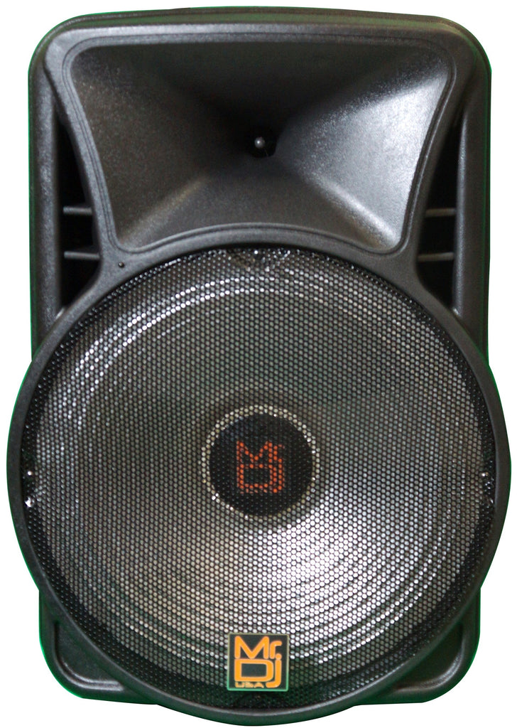 MR DJ DJ15BAT+ 15" Portable Trolley PA DJ Active Powered Bluetooth TWS Speaker 3500W LCD/MP3/USB/SD