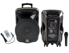 Load image into Gallery viewer, MR DJ DSP4000 PRO Bluetooth DSP FM Radio PA DJ Speaker