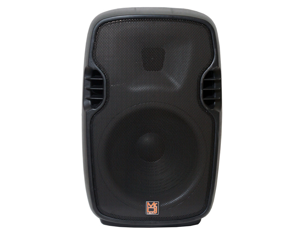 MR DJ FLAME3500LED Pro Portable 15” 2-Way Full-Range Powered/Active DJ PA Multipurpose Live Sound Loudspeaker