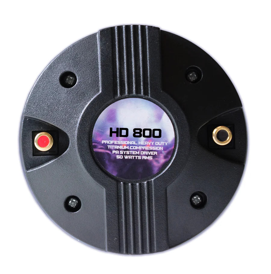 MR DJ HD800 4.6" 800W PRO PA DJ High-Frequency Titanium Compression Horn Driver Tweeter