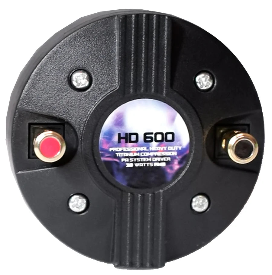 MR DJ HD600 600W PRO PA DJ High-Frequency Titanium Compression Horn Driver Tweeter