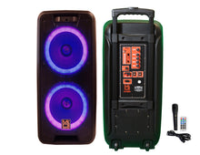 Load image into Gallery viewer, MR DJ LETS DANCE+ Dual 10&quot; 3500W Battery Powered Bluetooth Speaker Microphone Party Speaker