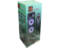 Load image into Gallery viewer, Mr. Dj LETS JUMP DJ215BT Dual 15&quot; 3WAY 5000W Max Power PA DJ Bluetooth Speaker