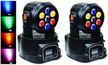 Load image into Gallery viewer, 4 MR DJ LMH250 100W RGBW 7-LED Moving Head DJ Light