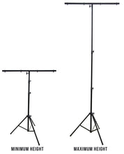 Load image into Gallery viewer, 2 MR DJ LS-100 Pro DJ Lighting Tripod &amp; T-Bar Portable Light Stand