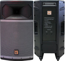 Load image into Gallery viewer, MR DJ PRO115BT &amp; PRO115S PA DJ Active &amp; Passive Speaker &amp; Stands Professional PRO PA DJ 15” 2-Way Full-Range Active &amp; Passive DJ PA Multipurpose Live Sound Loudspeaker