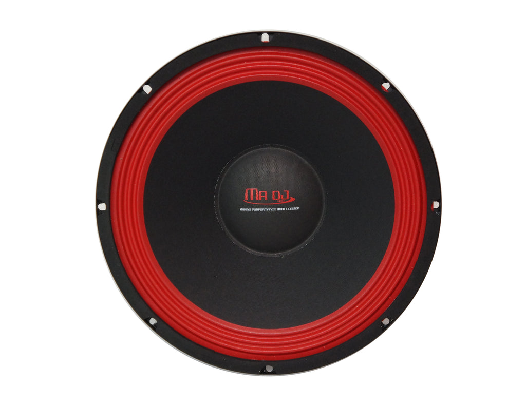 MR DJ PA1000 10" 700W 80 Oz. 8-Ohms Dual Magnet Universal PRO PA/DJ Raw Woofer Subwoofer