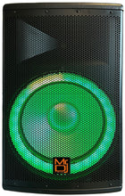 Load image into Gallery viewer, MR DJ PBX4500LED 15&quot; 2-Way PA DJ 4500W Active Powered Bluetooth LED Speaker + Speaker Stand