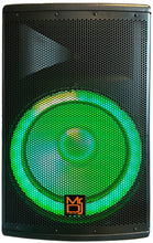 Load image into Gallery viewer, MR DJ PBX4500S 15&quot; 2-Way PA DJ 4500W Passive Speaker LED Lighting + Speaker Stand &amp; Cable