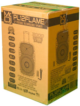 Load image into Gallery viewer, MR DJ PL12FLAME 12&quot; Portable Translucent Bluetooth Speaker