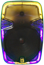 Load image into Gallery viewer, MR DJ PL15FLAME 15&quot; Portable Translucent Bluetooth Speaker + Speaker Stand