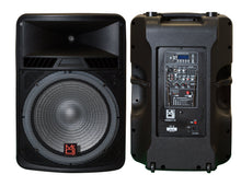 Load image into Gallery viewer, Pair of 18&quot; Power Speaker Built-in Battery/Bluetooth/Amplifier/SD/USB/FM Radio