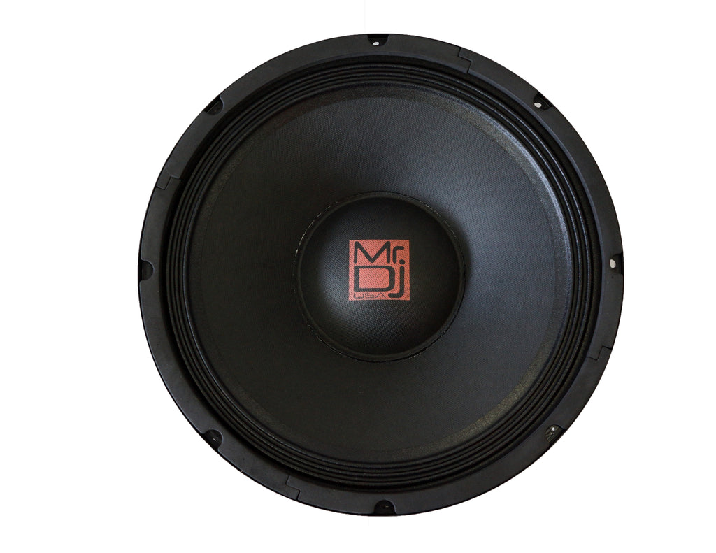 MR DJ PRODW800 8" 800W 20 Oz. 8-Ohms Universal PRO PA/DJ Raw Woofer Subwoofer