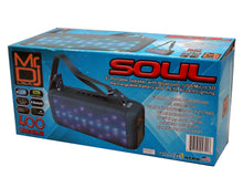 Load image into Gallery viewer, MR DJ SOUL Double 4&quot; Portable Power Active Bluetooth Rechargeable LED Light Speaker