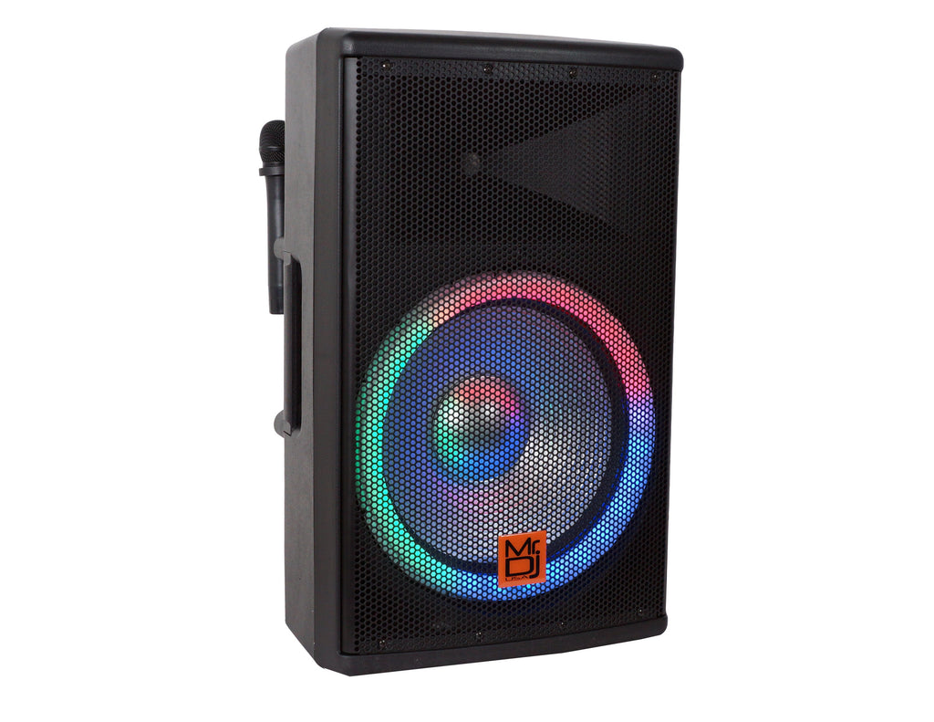 MR DJ SYNERGY15BAT 15" 3500W Rechargeable PRO PA DJ Powered Loudspeaker Portable Speaker System