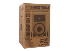 Load image into Gallery viewer, MR DJ SYNERGY15BAT 15&quot; 3500W Rechargeable PRO PA DJ Powered Loudspeaker Portable Speaker System