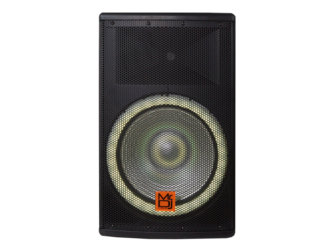 MR DJ SYNERGY15 15" 4500W PRO PA DJ Powered Loudspeaker Portable Speaker System