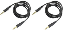 Load image into Gallery viewer, 2 Mr Dj ACMM3 3 Feet Cable 1/8&quot; Mini TRS (Stereo) to 1/8&quot; Mini TRS (Stereo)