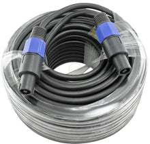 Load image into Gallery viewer, Mr. Dj CSMSM100 100 Feet Speakon Male to Speakon Male PA DJ Speaker Cable