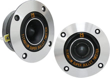 Load image into Gallery viewer, Pair 4&quot; Speaker Size 400 Watt High Compression Aluminum Titanium Bullet Super Tweeter