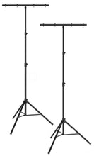 Load image into Gallery viewer, 2 MR DJ LS-100 Pro DJ Lighting Tripod &amp; T-Bar Portable Light Stand